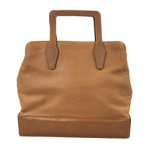 Loewe Nappa Leather Handbag Brown